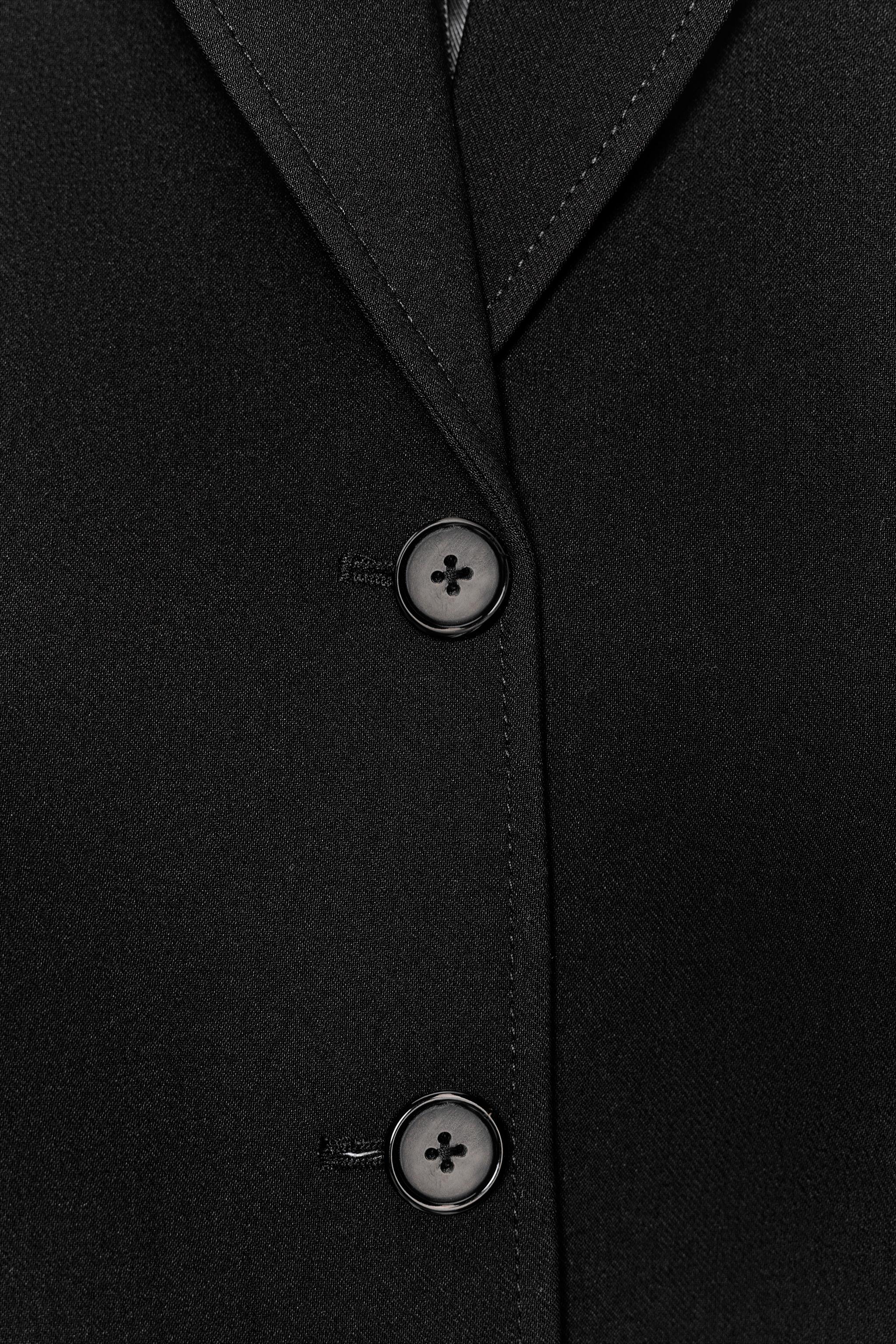 TOPSTITCHED FITTED BLAZER ZW COLLECTION